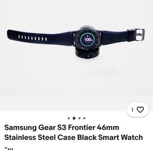 Samsung Gear S3 Frontier Black Smartwatch